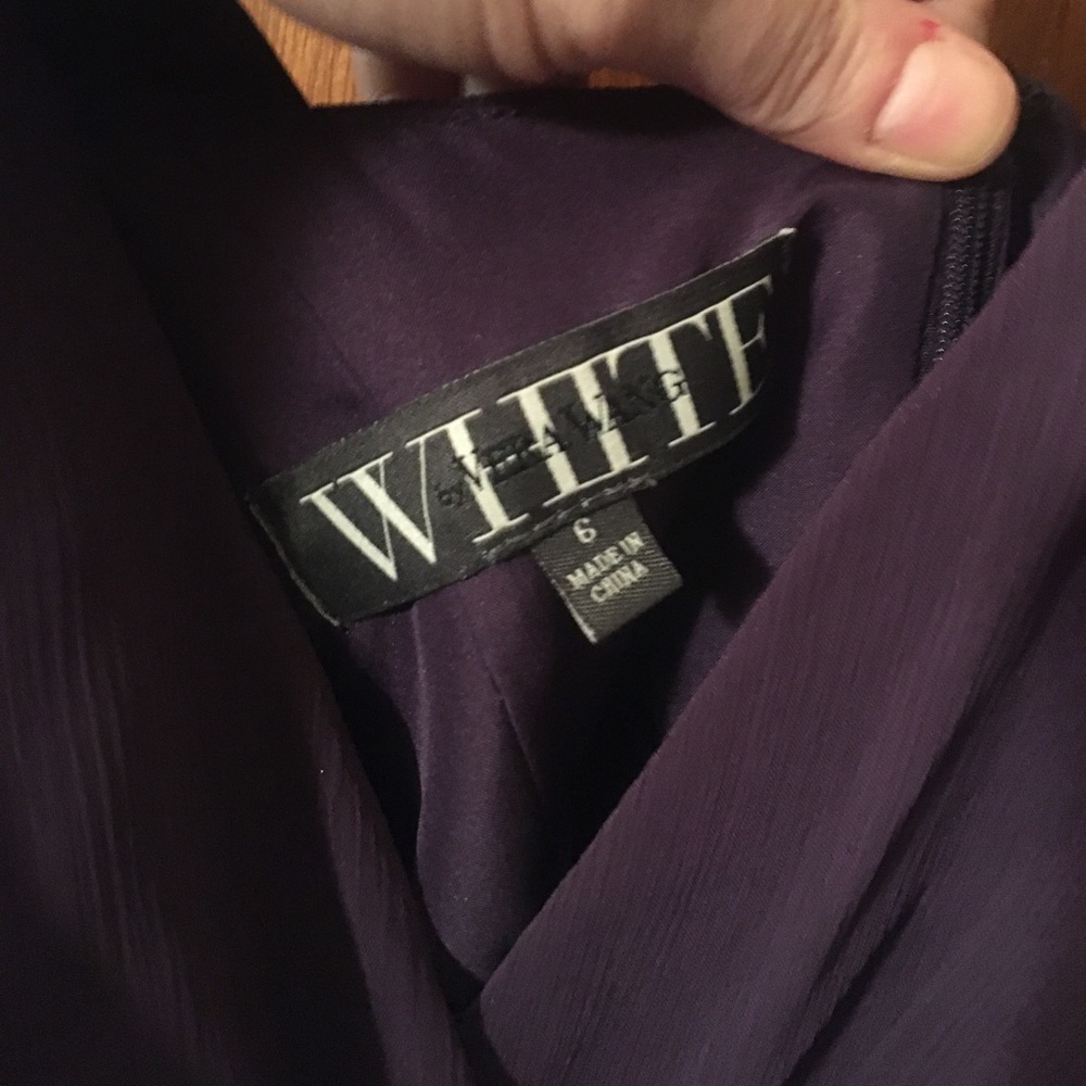 Vera Wang White House purple wedding dress size 6